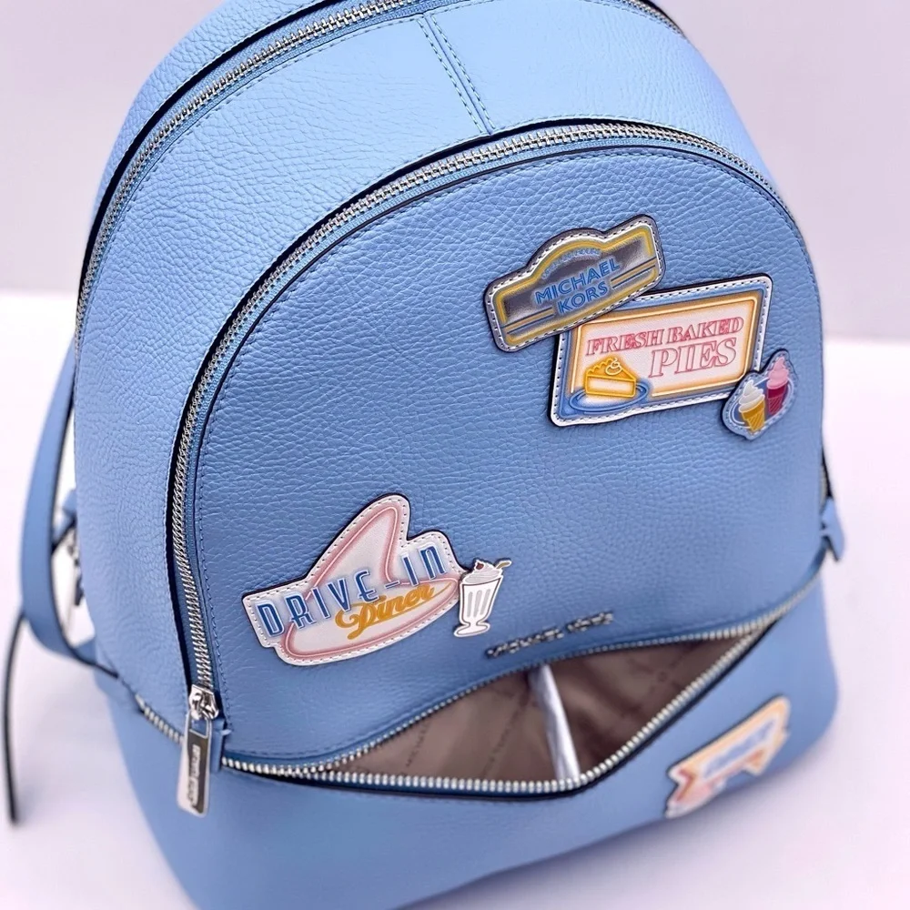 Michael Kors Medium Embellished Backpack Light Sky